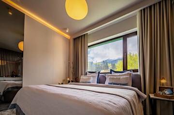 Фото номера Трехместный номер с видом на горы Отель Hotel Sinaia г. Синая 6