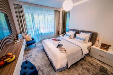 Фото номера Новый двухместный номер с 1 кроватью, без балкона Отель Hotel Sinaia г. Синая 3