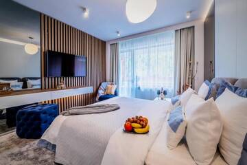 Фото номера Новый двухместный номер с 1 кроватью, без балкона Отель Hotel Sinaia г. Синая 10