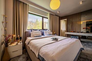 Фото номера Трехместный номер с видом на горы Отель Hotel Sinaia г. Синая 13