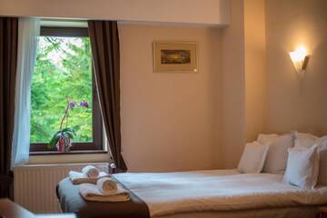 Фото номера Двухместный номер с 1 кроватью или 2 отдельными кроватями Отель Hotel Marami г. Синая 43