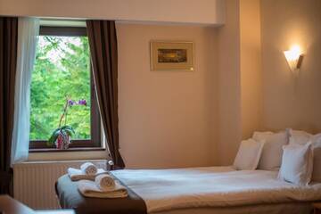 Фото номера Двухместный номер с 1 кроватью или 2 отдельными кроватями Отель Hotel Marami г. Синая 6